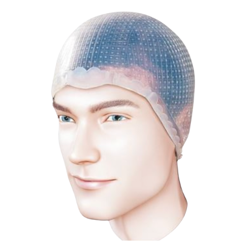 SIBEL BONNET À MÈCHES EN SILICONE